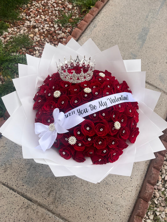 “Will You Be My Valentine?” Bouquet