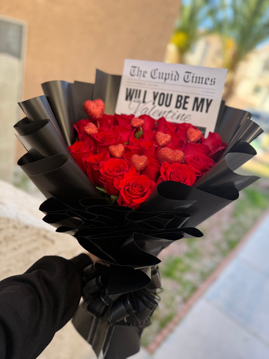 V-day Flat Bouquets