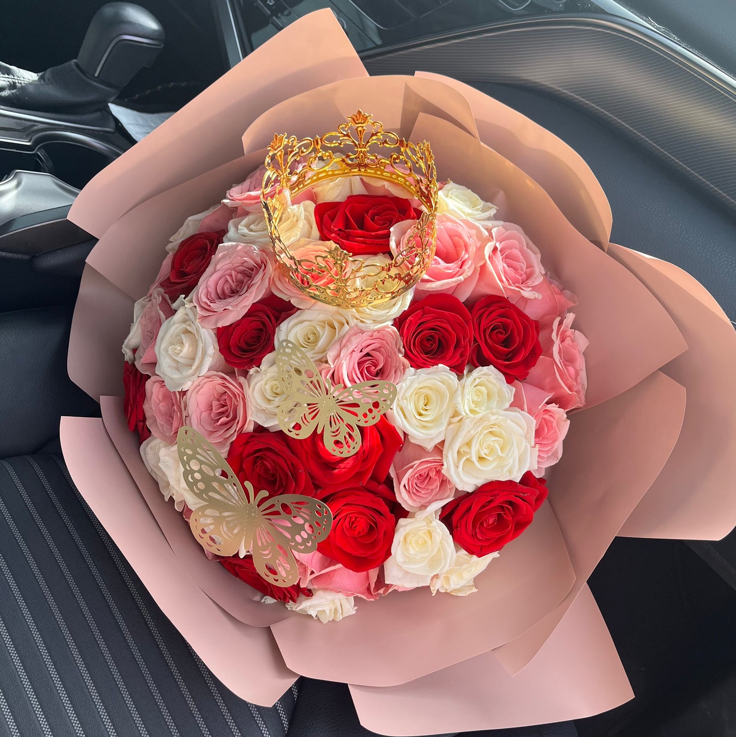 Princess Bouquet - 50 Roses!
