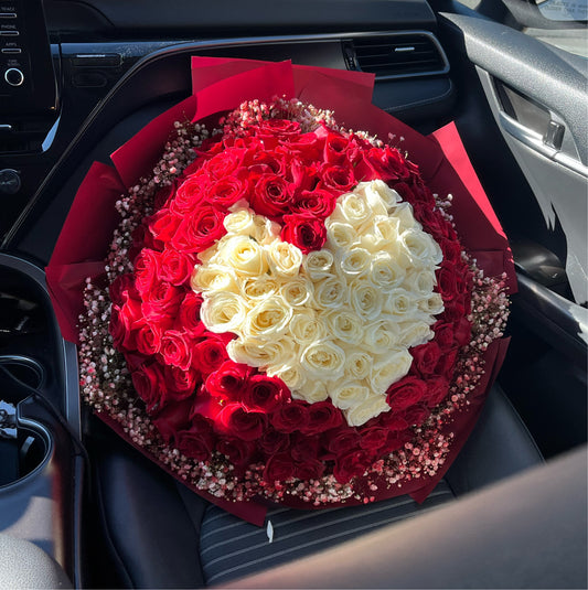 ANNIVERSARY RAMO 100 ROSES!