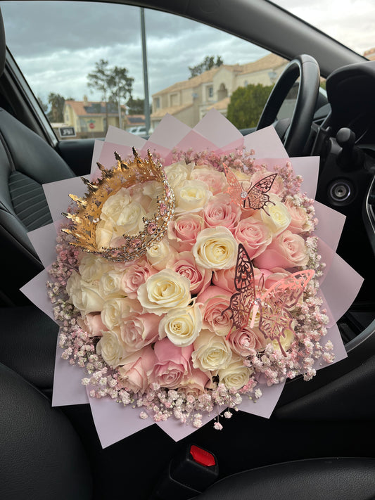 50 Pink princess Bouquet