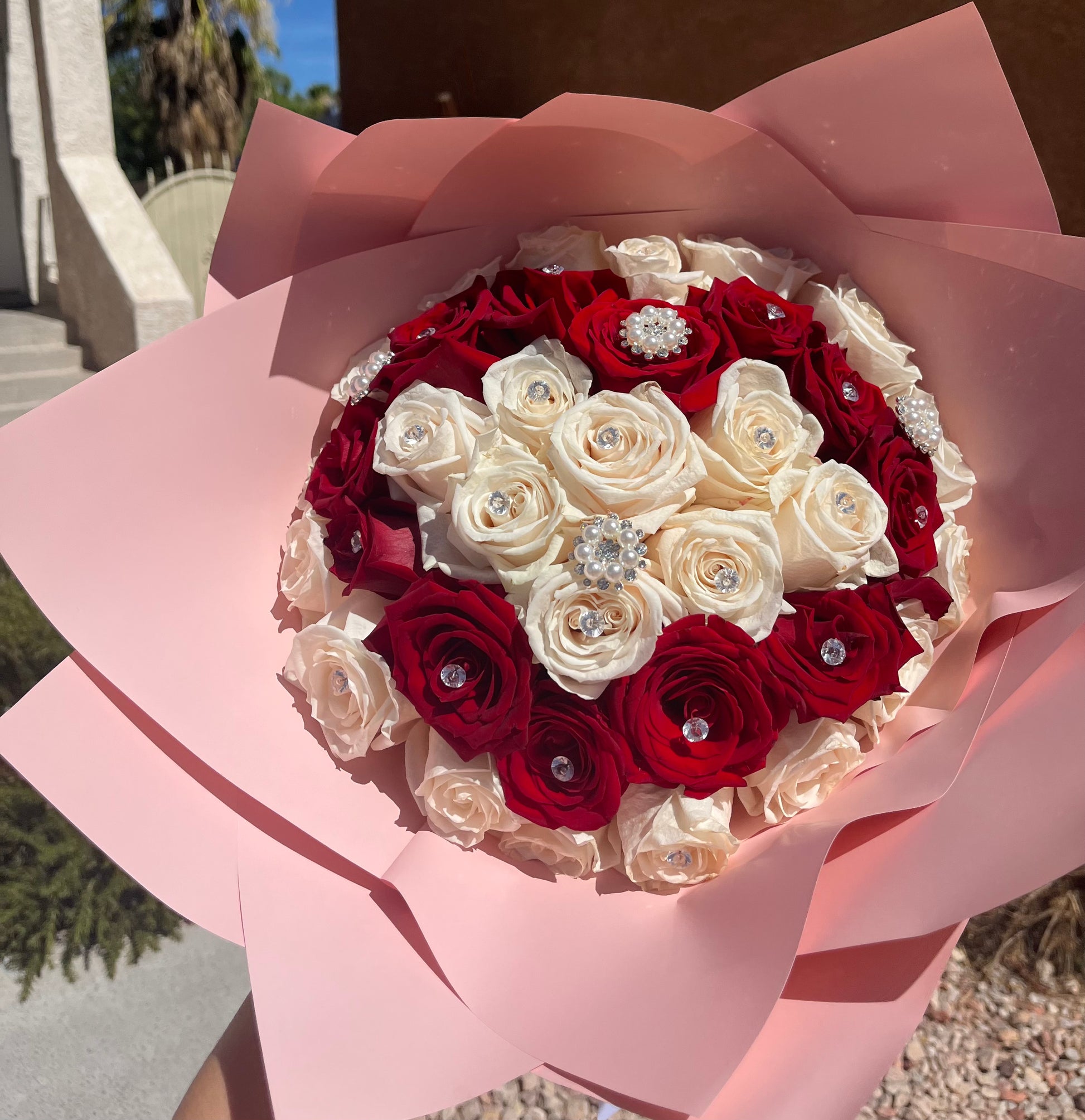 LV wrapping Paper, Flower Arrangement, bouquets